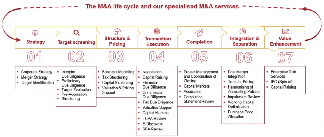 Merger and Acquisition Services - Life Cycle